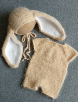 Bunny suit for a reborn baby