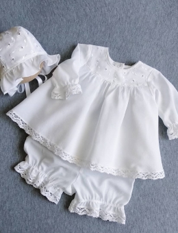 Dress, hat and shorts for reborn doll