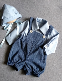 Shirt, shorts and bonnet for a reborn baby