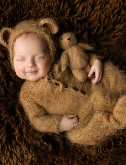 Bear suit for reborn baby