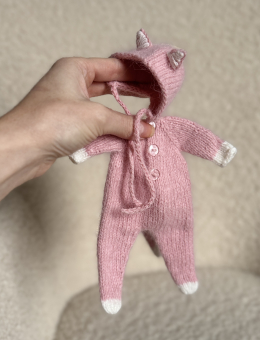 Romper "Pink Kitten"